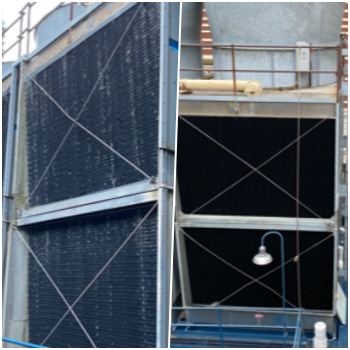 Cooling Tower Refurbishing Before & After