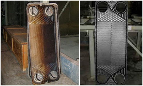 Plate and Frame Heat Exchanger (Before & After)